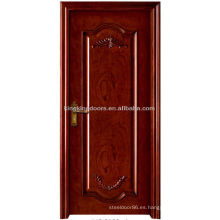 Crear Serie madera Interior sólido puerta puerta de madera con la pintura MO-310S para puerta entrada diseño